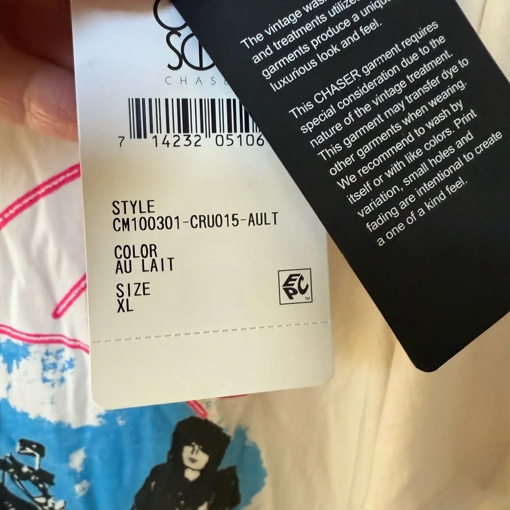 Chaser long sleeve, Mötley Crüe T-shirt, brand new size XL T-Shirt Mens - Picture 3 of 5